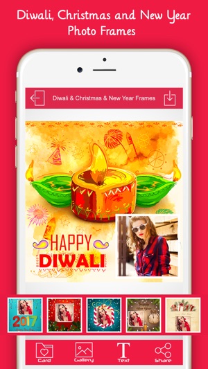 New Year  Photo Frame: Diwali & Christmas Frames(圖2)-速報App