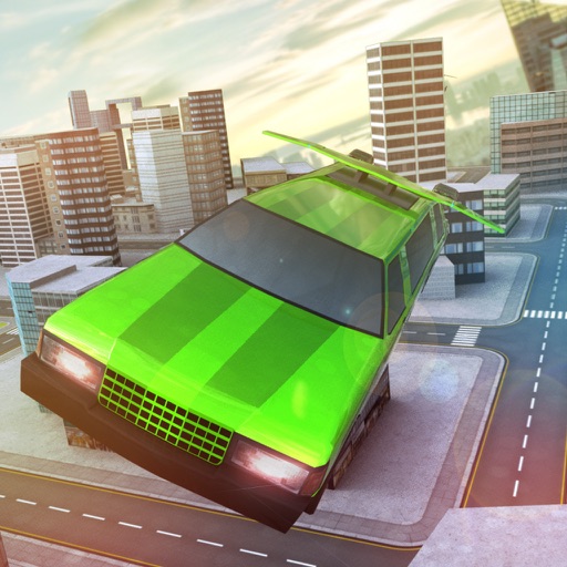 Free Limo Flying Car Simulator iOS App