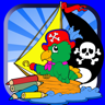 Free pirate games finger painting kid-coloringbook icon