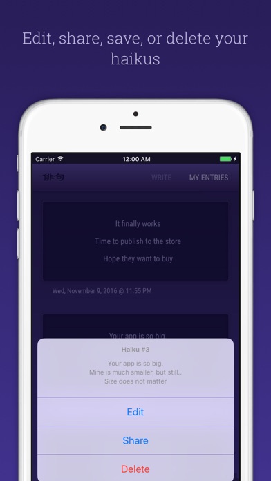 App screenshot