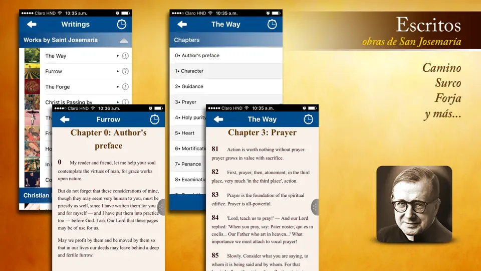 Captura de pantalla de San Josemaría Para IPad en iPhone 3