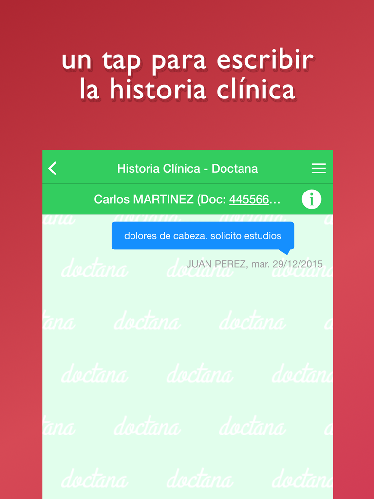 Doctana - Historias clínicas + Agenda Simple screenshot 7