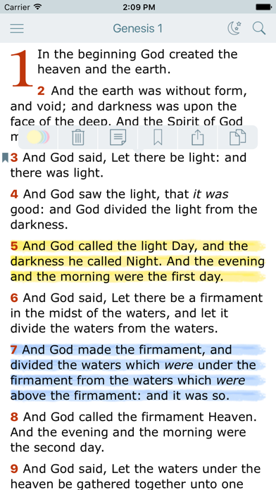 How to cancel & delete Christian Holy Bible (Red Letter English Edition) from iphone & ipad 1
