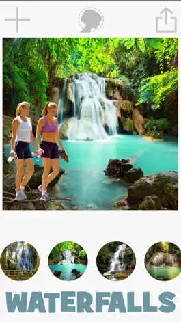 Game screenshot Waterfall photo frames with cut and paste montage mod apk