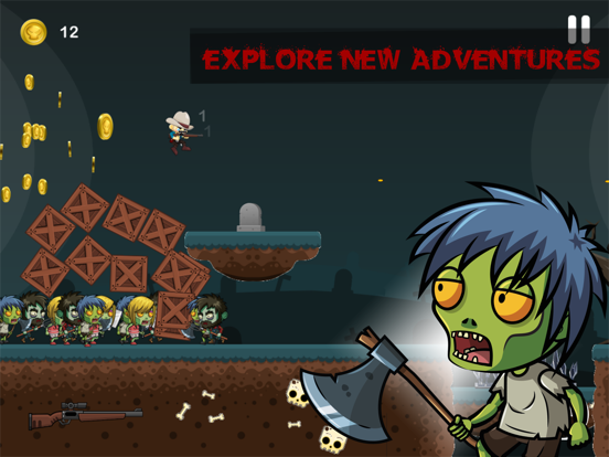 Zombies VS Hunter - Running & Shooting Undead Land