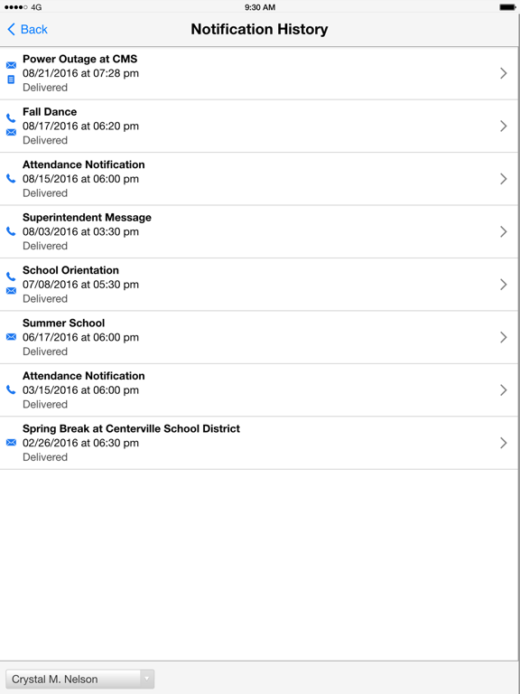 Screenshot #5 pour Intouch Parent Notification