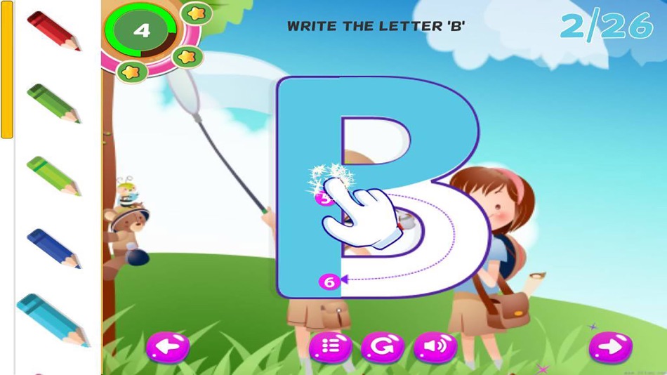 #2. ABC Tracing Handwriting Learn to Write Letters (iOS) 来自: Artit Wattanapurg