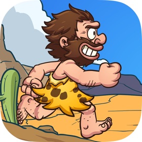 스크린샷 (3) Caveman Run and Jump - Endless Running And Jumping