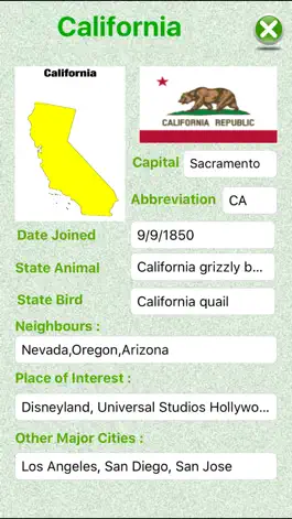 Game screenshot USA States & Capitals. 4 Type of Quiz & Games!!! hack