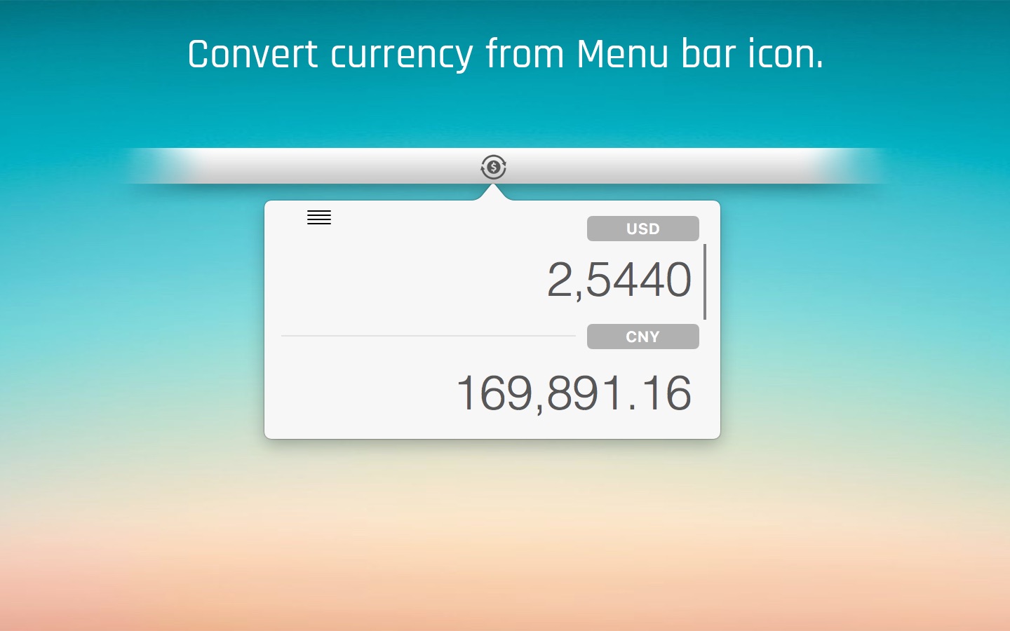 ‎CurrencyApp - Simple Currency Convertor on the Mac App Store