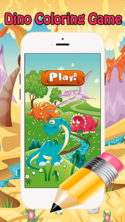 Color ME: Dinosaur Coloring Book Pages Kids Adults screenshot-3