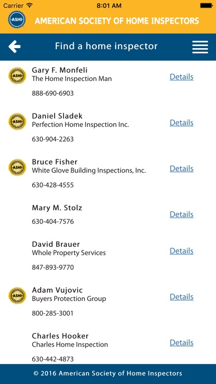 Home Inspector Search