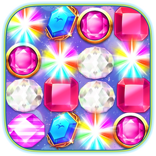 Jewels Link Puzzle Game - Awesome Jewel Mania icon