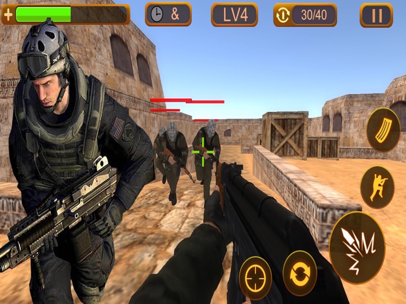 Crítico Strike Sniper - Gun Shoot 3D screenshot 4
