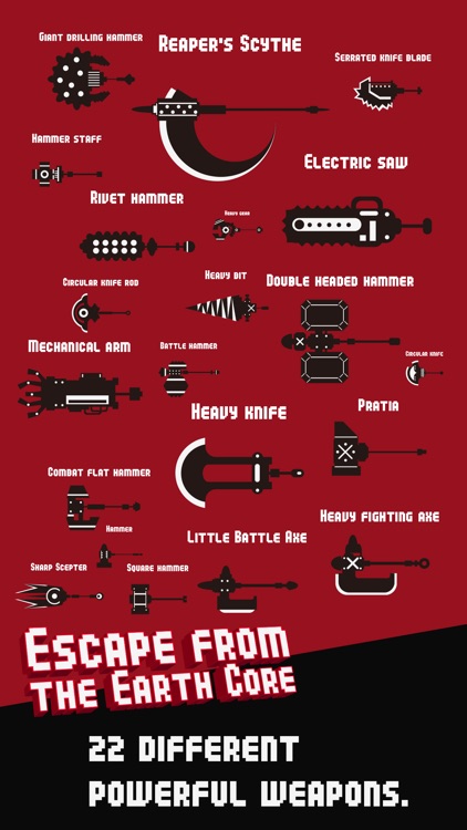 Escape from the earth core