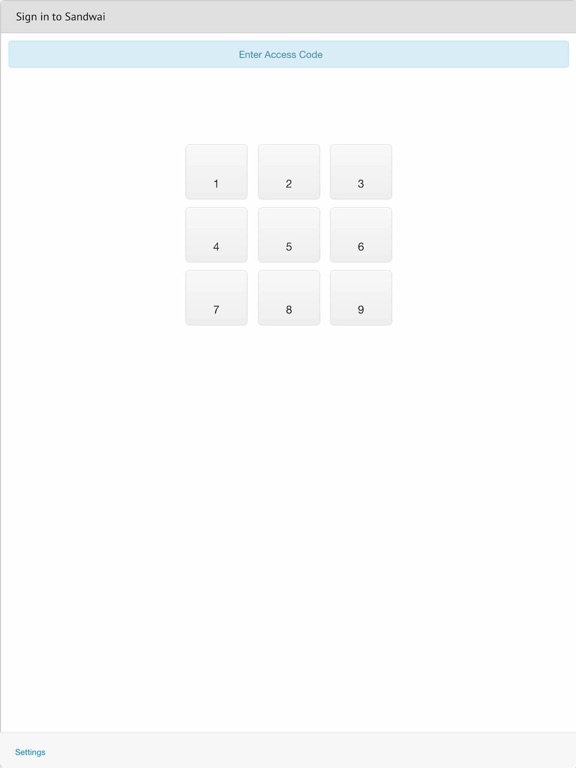 Sandwai iPad screenshot 1 - Business app