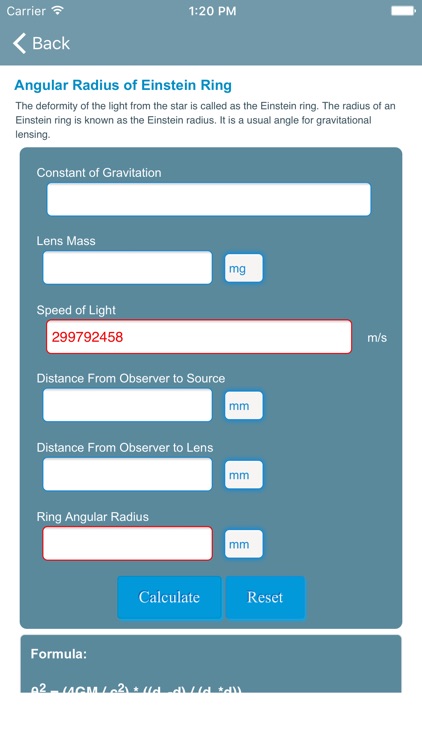 Physics Calc - Physics Formulas Calculator