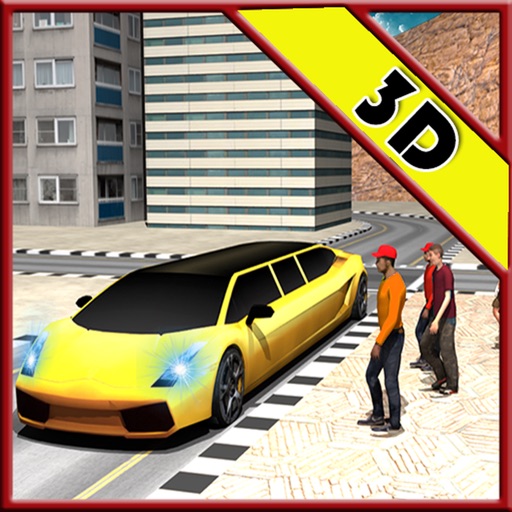 Limo Simulator 2017 City Drive. 3D Limousine Taxi Icon