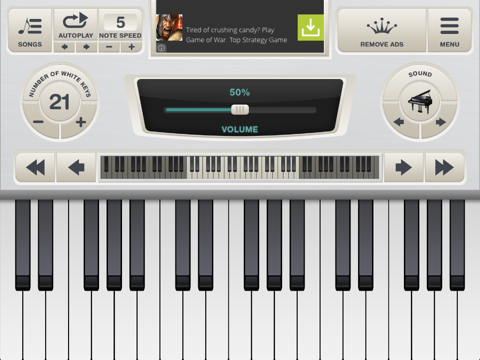 Télécharger Clavier Piano Virtuel pour iPhone / iPad sur l'App Store (Jeux)