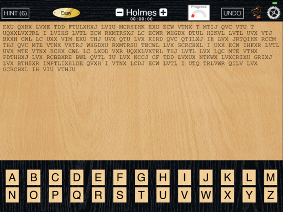 Screenshot #4 pour Holmes Free cryptic cipher