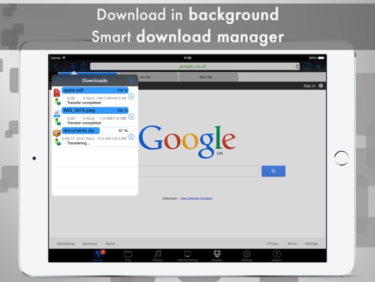 eDl HD Free - Web Browser and File Manager
