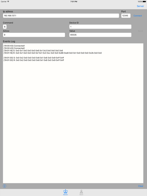 Screenshot #6 pour TCP ModBus