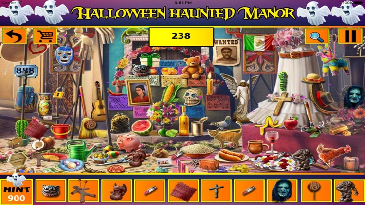 Halloween Haunted Manor : Hidden Object screenshot-4