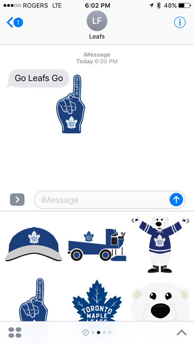 Screenshot #2 pour Toronto Maple Leafs Sticker Pack