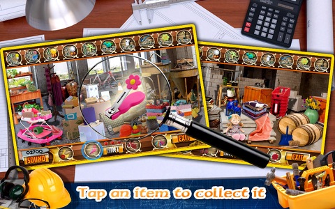 Blue Prints Hidden Object Game screenshot 4