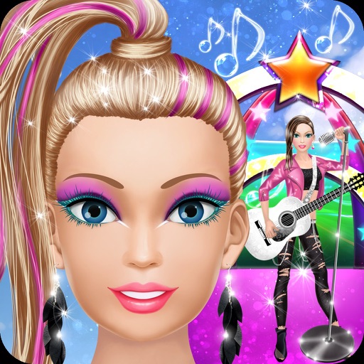 Pop Star Makeover: Girl Makeup and Dressup Game