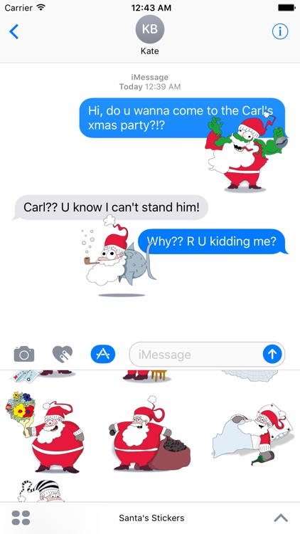 Santa's Stickers