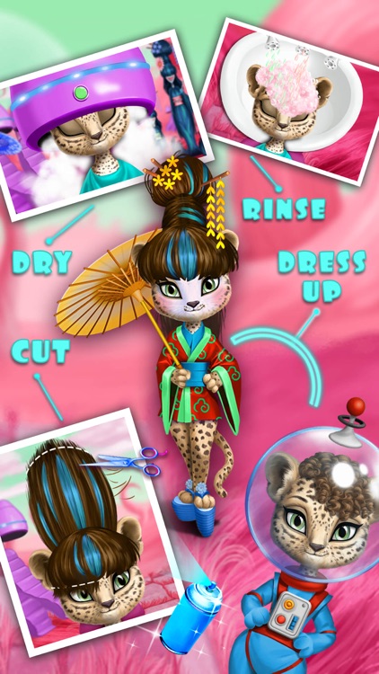 Space Animal Hair Salon - No Ads screenshot-3