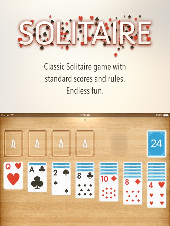 Solitaire the classic game