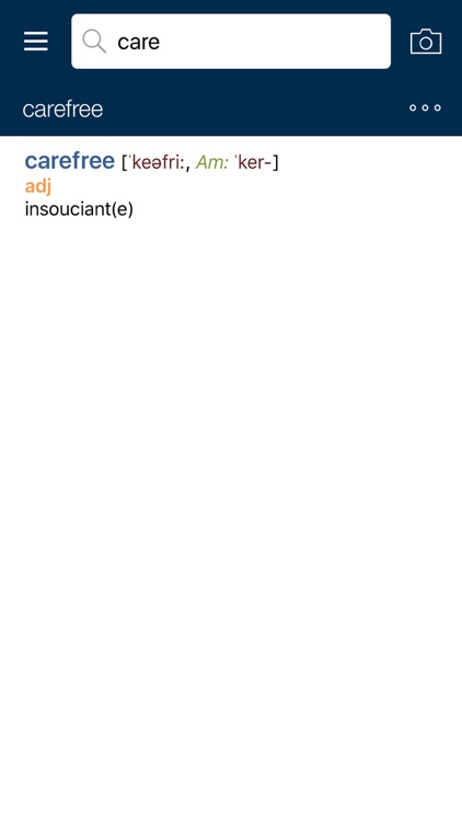 English <-> French CONCISE Dictionary screenshot-3