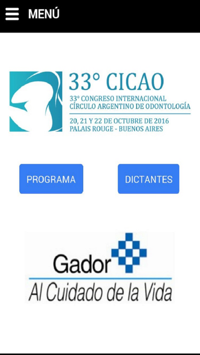 33  CICAO app screenshot