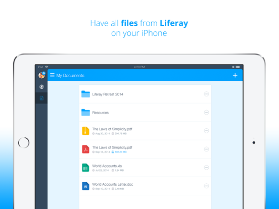 Screenshot #4 pour Liferay Sync