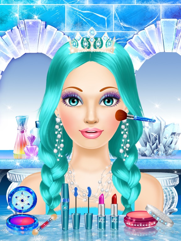 Скачать Снежная королева макияж и мода - игры для девочек