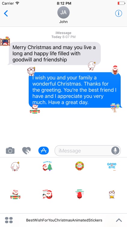 Christmas Best Wishes - Animated Stickers screenshot-4