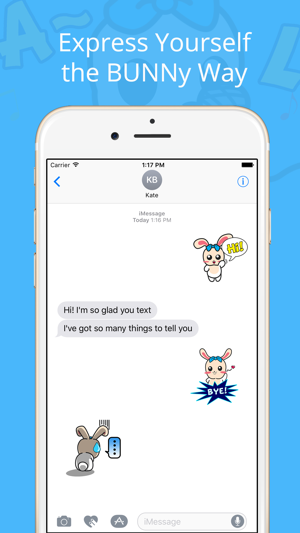 BUNNy Stickers for iMessage(圖5)-速報App