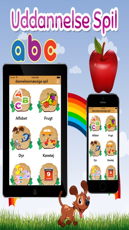 Børn lærer spil (Dansk)