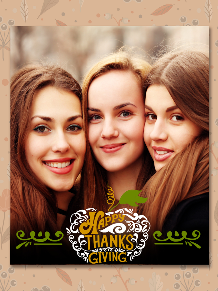 Thanksgiving day photo frames  - Album and Collage