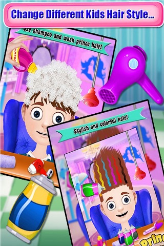 Kids Hair Salon - Hair Cutting - Hair style screenshot 3