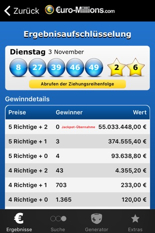 EuroMillions screenshot 3