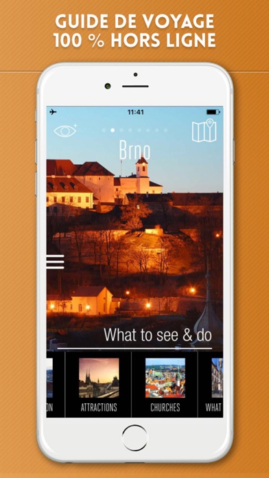 Screenshot #1 pour Brno Guide de Voyage avec Carte Offline