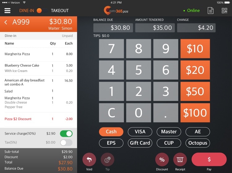 Eats365 POS screenshot-4