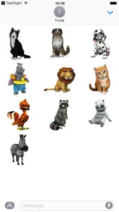 PetWorld Stickers screenshot #1 for iPhone