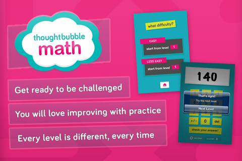 Thoughtbubble Math screenshot 2