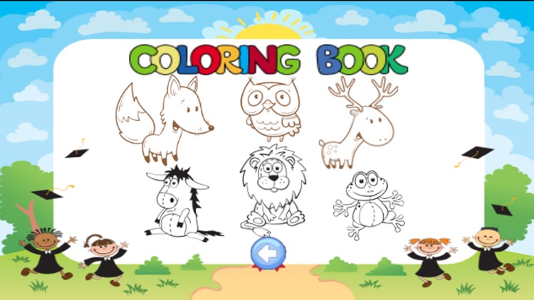 cute animal coloring for kid-learn skill easy toddler game free screenshot-4