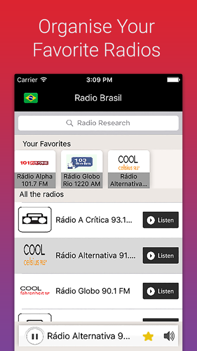 Screenshot #3 pour Rádio Brésil - Rádios Brazil - BRA FREE