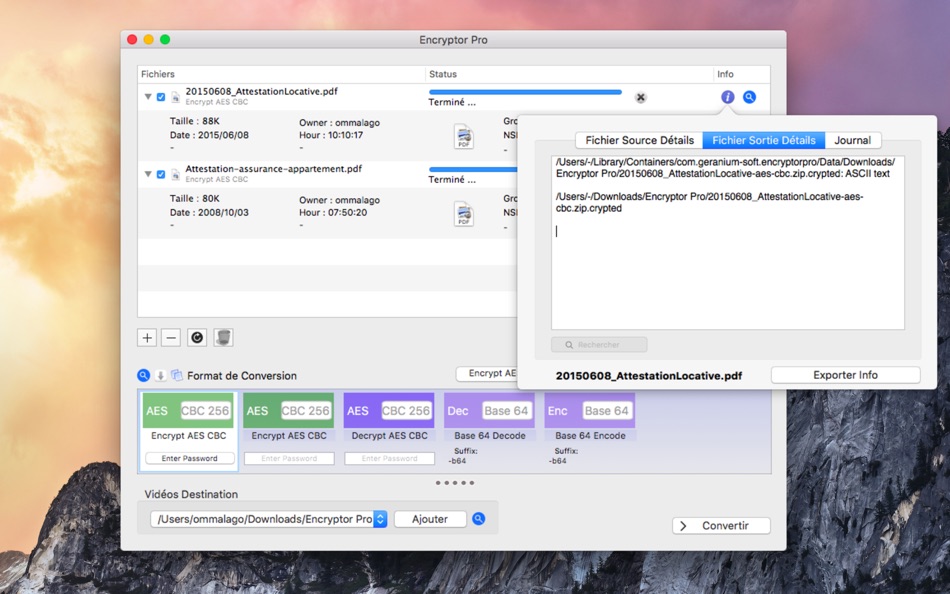 #3. Encryptor Lite (macOS) By: Fatima Malagouen
